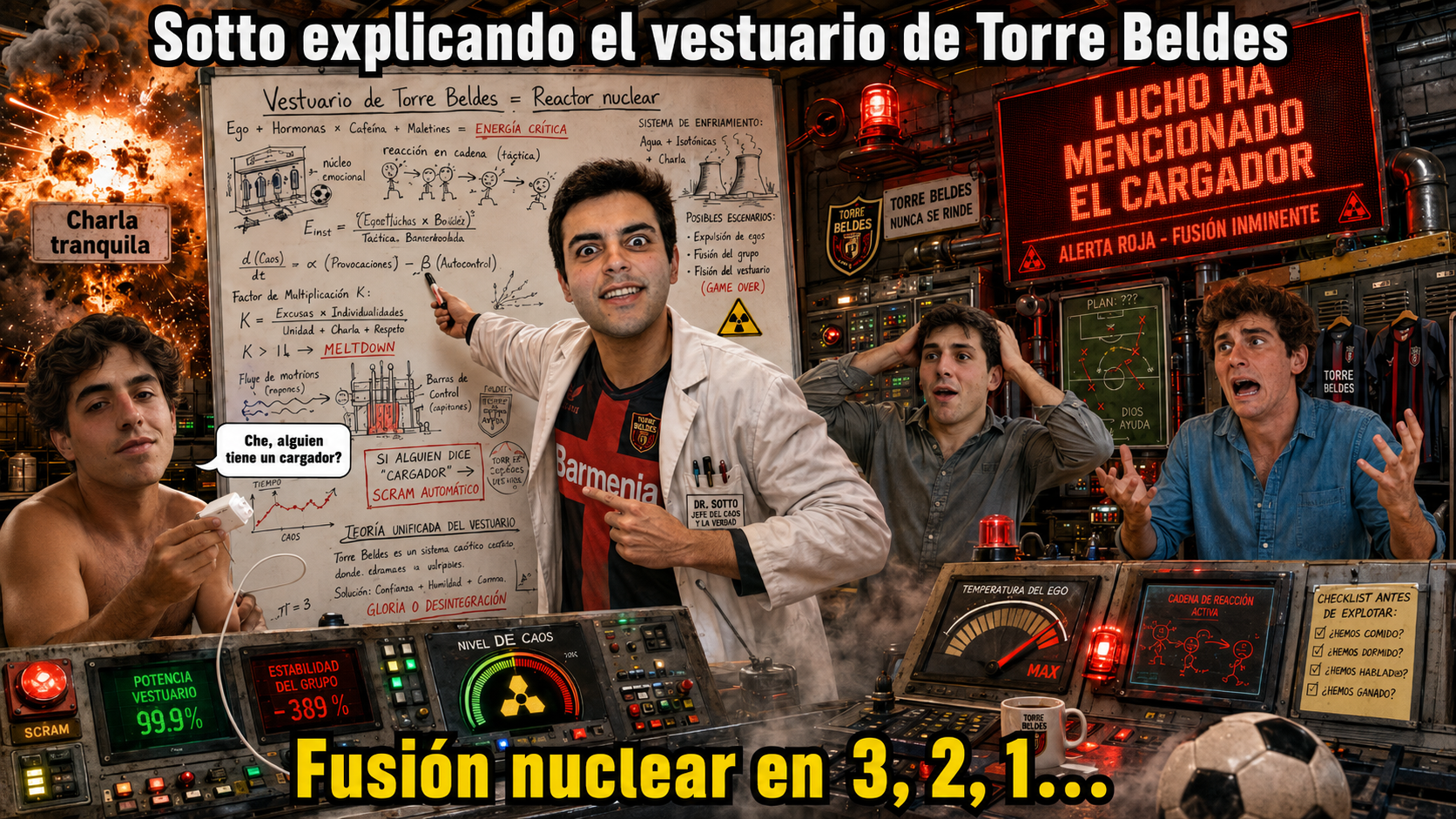 Torre Beldes explota por dentro: Sotto y Lucho llegan a las manos por una teoría nuclear que nadie pidió